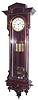 C.1870, Austrian, 3-Wt, Vienna Regulator, with unusual brass moldings, 8-day, serial No. 696.