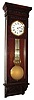 C.1890, Waterbury Clock Co., REGULATOR No. 7, walnut cased wall hanging jeweler's regulator, pinwheel movement, 1-wt timepiece.
