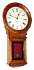 C.1880, E. Howard and Co., Boston, No. 70 Regulator, in oak, 8-day, weight driven timepiece.