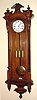C.1870, Austrian, J. Weber, in Wien, 3-Wt Grand Sonnerie, Vienna Regulator, in a light walnut Neo Gothic case (with lines similar to Seth Thomas No.4).