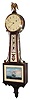 C.1920, E. Howard and Co., Boston, No. 95 Banjo, Willard style, 8-day weight driven.