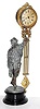 C.1885, Ansonia Clock Co., FISHER SWING clock, with regular 4" canister (see lot 366 for small canister).