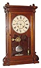 C.1896, Seth Thomas Clock Co., "LINCOLN", 2-Weight, gong strike shelf clock in walnut.