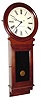 C.1895, Boston Clock Co., Boston, Pendulum No. 1, time only wall regulator, weight driven.