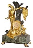 C.1820, French, LeRoy and Fils (sons), Horologers Du Roi, Paris, JASON STEALS THE GOLDEN FLEECE FROM KING AIETES, 8-Day, bell strike, silk suspension.