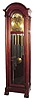 C.1905, J.J. Elliott, 121 Rosebery Ave, London, 9-Tube, 3-Tune, Quarter chime hall clock in mahogany.