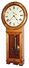 C.1900, Seth Thomas, Regulator No. 2, single weight, 8-day timepiece in oak.