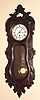 C.1890, German, Carved Case, "R-A" timepiece, 8-day, spring driven.