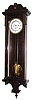 C.1850, Austrian, late Biedermeier, Grand Sonnerie, one weight, two spring Vienna Regulator, in a false grained case.