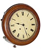 C.1870, German, Lenzkirch, (for the English Market), small time and strike dial clock.