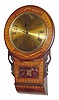 C.1890, Anglo-American , 8-day time and strike Inlaid wall clock