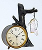 C.1895, Ansonia Clock Co., SWING No. 2, 1-day novelty timepiece.