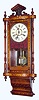 C.1880, Anglo-American, 8-day time/strike inlaid wall clock.