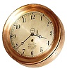 C.1920, Crosby Steam Gauge and Valve Co., Boston, with Chelsea timepiece movement, marine clock, 8.5" dial.
