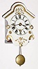 C.1857 H. J. Davies, New York, "Young America", 30-hour glass front miniature timepiece.