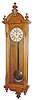 C.1895, Ansonia Clock Co., "CAPITOL", oak cased, 8-day, double spring time with original dial and with seconds hand.