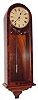 C.1900, Griffin, London, Fusee Wall regulator, in a small round top mahogany case.