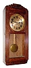 C.1920, German for the French Market, 8-day Westminster chime, plus strike, wall clock