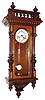 C.1880, German, R-A Type Wall clock, 8-day time and gong strike.