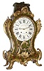 C.1790, French, Louis Chalons, Paris, floral decorated bracket clock with profuse ormolu trim, countwheel strike, with pull quarter repeat for both quarters and hours.
