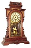 C.1886 New Haven Clock Co., "Dee", 8-day time/strike mantel clock.