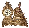 C.1904 Ansonia Clock Co., "Knight", 8-day time and strike, figural mantel clock.