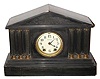 C.1890 Seth Thomas Clock Co., "Madeleine", 8-day time/strike Adamantine veneered mantel clock.