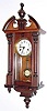 C.1910, German, Alt Deutsch "R-A" Style wall regulator in a walnut case, 8-day gong strike.