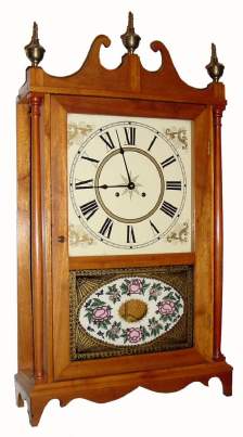 C.1980, Mass, Pillar and Scroll, from a Mason and Sullivan kit. — Antique Clocks Price Guide