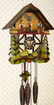 C.1970, (dated on rear) German, Regula, 30-hour time/strike/music cuckoo clock. — Antique Clocks Price Guide
