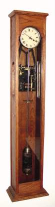 C.1905 The Synchronome Co. Ltd, Alperton, Middlsex, England, electrical master clock, movement in a modern case. — Antique Clocks Price Guide