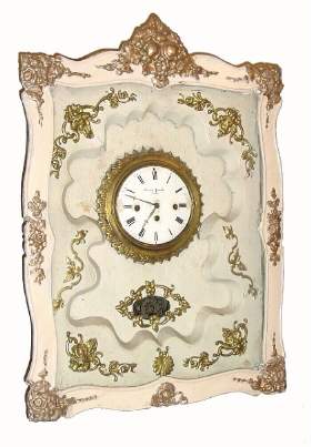 C.1825, Austrian, Georg Zamuls, Grand Sonnerie Picture frame clock, 30hour, pendulum movement, spring driven, as-found. — Antique Clocks Price Guide