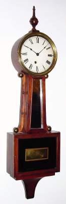 C.1915, E. Ingraham and Co., NYANZA, 8-day time only spring banjo. — Antique Clocks Price Guide