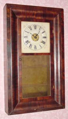 C.1865, Seth Thomas Clock Co., Thomaston, Conn., 8-day time and strike OG shelf clock. — Antique Clocks Price Guide