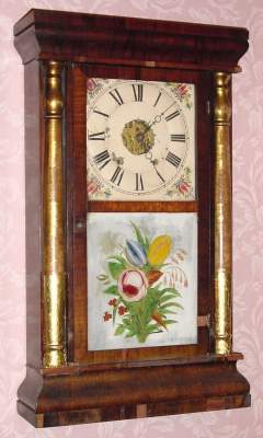 C.1880, Seth Thomas, Thomaston, Conn, 8-day, time + strike column shelf clock. — Antique Clocks Price Guide