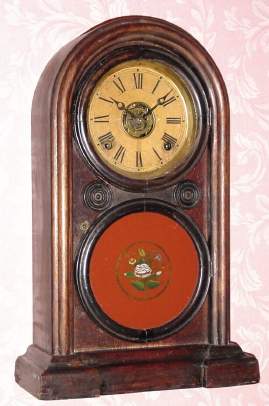 C.1875, E. Ingraham and Co., Bristol, Conn., "Venetian No. 1" , 8-day time/strike/alarm mantel clock. — Antique Clocks Price Guide