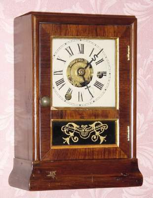 C.1865, Seth Thomas Clock Co., Plymouth Hollow, "Cottage "C", 30-hour time/alarm cottage timepiece. — Antique Clocks Price Guide