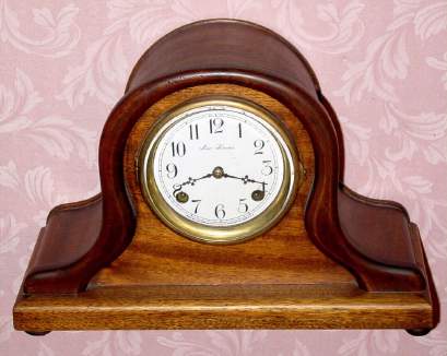 C.1920, New Haven Clock Co., ORIN , in mahogany, 8-day time and gong strike. — Antique Clocks Price Guide
