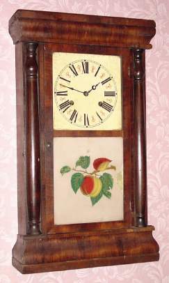 C.1870, Seth Thomas, Thomaston, Conn , 30-hour time/strike column shelf clock. — Antique Clocks Price Guide