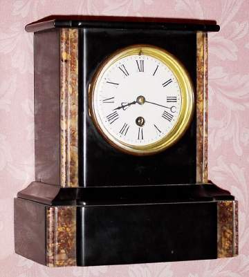 C.1890, French, 8-day marble timepiece. — Antique Clocks Price Guide