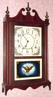 C.1913, Seth Thomas Clock Co., Thomaston, Conn ., "Continental", 8-day time/strike Pillar and Scroll shelf clock [spring movement]. — Antique Clocks Price Guide