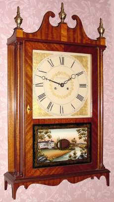 C.1960, Shreve, Crump and Low, Boston, Pillar and Scroll, with a German, 8-day spring, pendulum movement. — Antique Clocks Price Guide