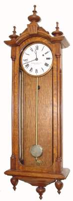 C.1890, E. Howard and Co., Boston, "Regulator No. 59-6", in oak, 8-day, single iron weight. — Antique Clocks Price Guide