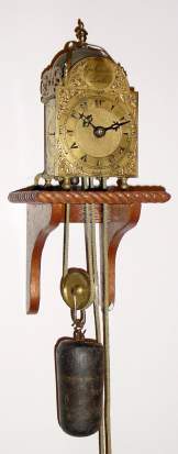 C.1850, English, Geo. Clarke, London, miniature, short pendulum lantern clock for the Turkish market. — Antique Clocks Price Guide