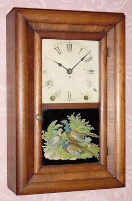 C.1885, Seth Thomas Clock Co, Thomaston, Conn, "ROUND BAND" , 8-Day shelf clock. — Antique Clocks Price Guide
