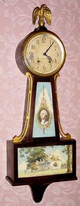C.1960, Seth Thomas, PLYMOUTH, 8-Day time and rod strike banjo. — Antique Clocks Price Guide
