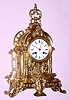 C.2000, Modern cast brass French style case in rococo style fitted with a Victorian Japy Freres 8-day time + strike French movement. 