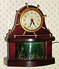  C.1940, United Clock Corp., Brooklyn, NY, MODEL 454, Aquarium Clock, 110v, electric timepiece, light and animation. 