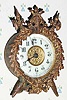  C.1904, Ansonia Clock Co., NY, "Laurel" , 30-hour novelty timepiece.