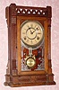  C.1874 William L. Gilbert Clock Co., Winsted, Conn, "Dacca" , 8-day time/strike mantel clock. 